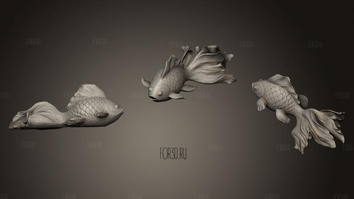 Fish 3d stl модель для ЧПУ